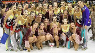 El Foment, subcampions al territorial de grups xou petit de patinatge 