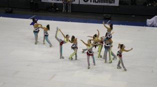 El Foment, subcampions al territorial de grups xou petit de patinatge 