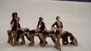 El Foment, subcampions al territorial de grups xou petit de patinatge 