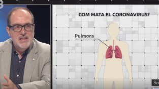 El metge cassanec Jordi Dorca explica el coronavirus a Preguntes freqüents (TV3)