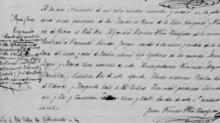 Inscripció naixement i anotació casament localitzada per Xavier Niell. Familysearch.org