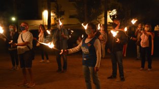 La concentració de Torxes per la Independència obre els actes de la Diada a Cassà