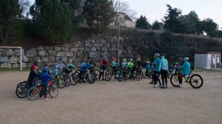 Els ciclistes també han tornat a entrenar