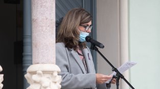Acte a Cassà contra les agressions sexistes