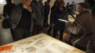 Exposició de dibuixos de Ramon Prior a Can Trinxeria