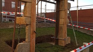Finalitza la restauració de la portalada de l'antic hospital