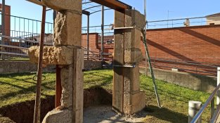 Finalitza la restauració de la portalada de l'antic hospital