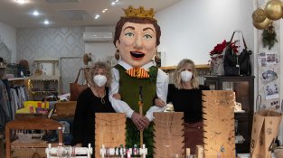 La "Dona dels nassos" acomiada l'any a Cassà