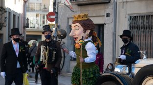 La "Dona dels nassos" acomiada l'any a Cassà