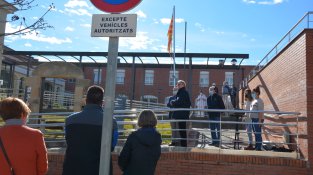 Inaugurada la portalada de l'antic hospital, restaurada a la Residència Geriàtrica