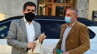 Diversos moments del recorregut de Jordi Sánchez en la seva estada a Cassà