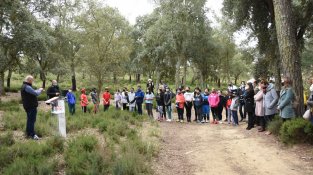 Un moment de l'acte institucional fet a can Vilallonga