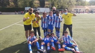 L'equip aleví B de la UD Cassà