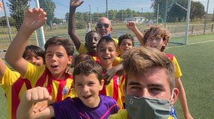 El benjamí B de la UD Cassà