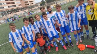 L'equip aleví A de la UD Cassà