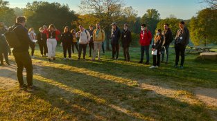 20 estudiants d’aeronàutica de diferents països visiten Can Vilallonga
