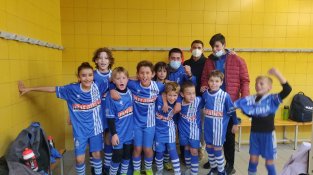 El benjamí B de la UD Cassà