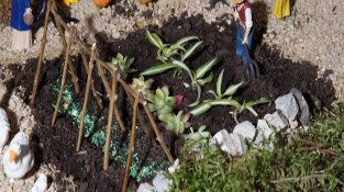 Un pessebre gegant a l'església de Cassà