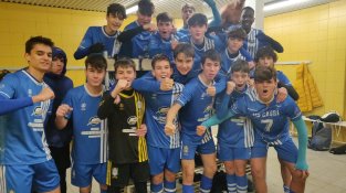 L'equip cadet A de la UD Cassà va guanyar per la mínim a