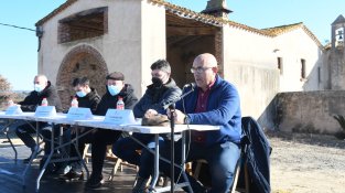 Joan Bou, alcalde de barri,  ha obert l'acte