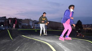 Es posa en marxa la pista de pumptrack