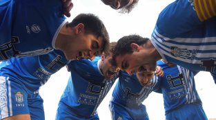 Elsa jugadors del filial, abans de començar el partit