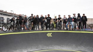 Inaugurada la pista de Pumptrack de Cassà de la Selva