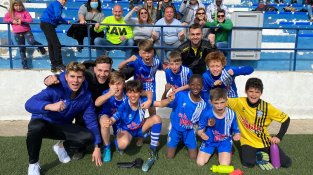 L'equip benjamí A de la UD Cassà