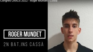 Dos estudiants de l’Institut de Cassà, seleccionats pel 10è Congrés de Recerca de la Universitat de Girona