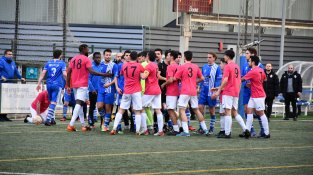 El partit ha tingut moments de tensió