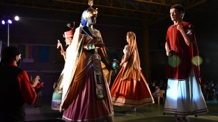 Ball conjunt dels gegants de Cassà i de Caldes