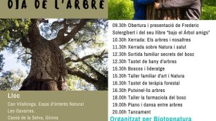 Dissabte, celebració del dia de l'arbre a Can Vilallonga