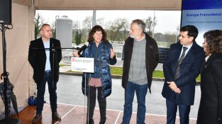 Teresa Jordà, en l'acte d'aquest migdia