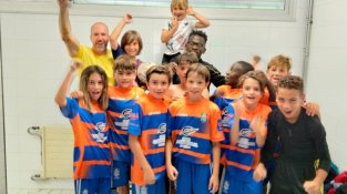 L'equip Aleví A  de la UD Cassà