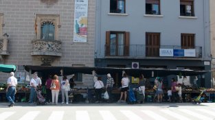 L'any passat el mercat es va fer a la Coma, amb poques parades