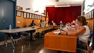 L'equip de govern, en minoria en el ple de juny
