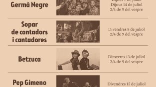 Aquesta setmana, tres actuacions a l'Hotal Càntut