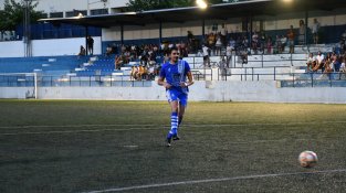 Sergi Massegur ha estat l'autor del gol del Cassà i també ha encertat en el llençament de penal.