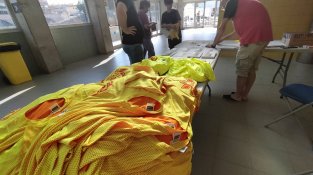 Preparant la recepció dels participants