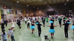 Aspecte del pavelló durant el concurs
