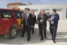 El conseller Saura inaugura l'ampliació del parc de bombers de Cassà