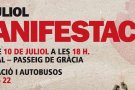 Cassà ha omplert quatre autobusos per la manifestació de dissabte