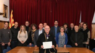 Alfons Martín és reconegut com a Fill Adoptiu de Cassà