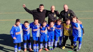 L'equip benjamí B de la UD Cassà