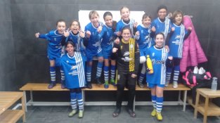 L'aleví femení de la UD Cassà