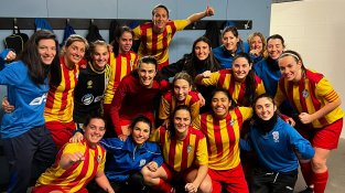 L'equip sènior femení de la UD Cassà