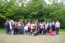 Alumnes dels cursos de català i el Vxl, d'excursió de fi de curs a la Garrotxa