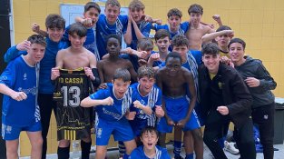 L'equip infantil A del Cassà