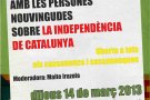 Col·loqui sobre la independència amb persones nouvingudes