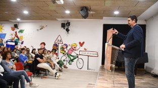 Intervenció del cap de llista, Pau Presas